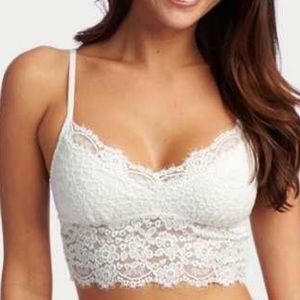 Aerie White Lace Bralette
